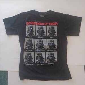 Star Wars T Shirt Expressions Of Darth Vader Vintage Official Mens T Shirt